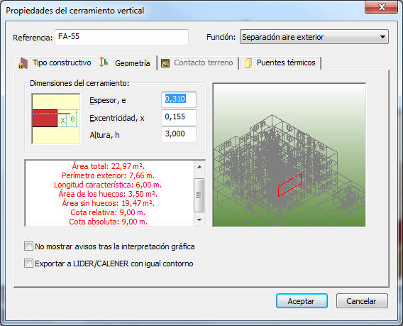 Cerramientos geometra