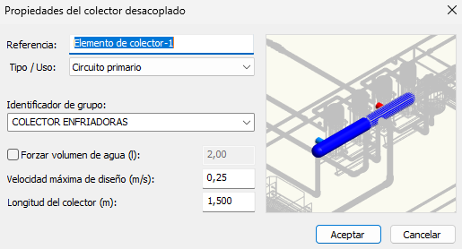 Propiedades colector primario