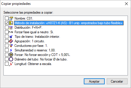 Copia de propiedades