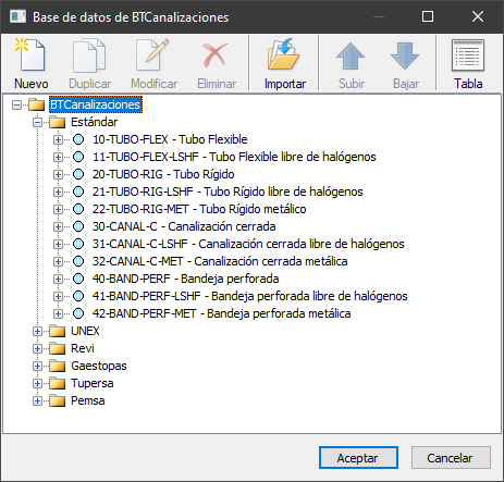 Base de datos de Sistemas de Instalacin