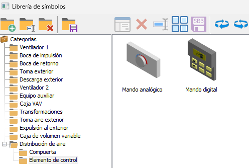 Elementos de control