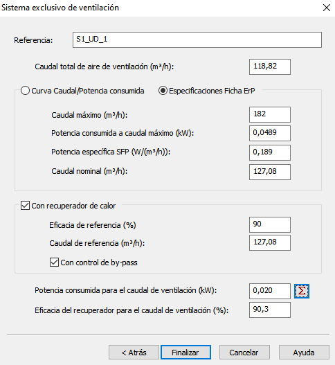 Sistema exclusivo ventilacin