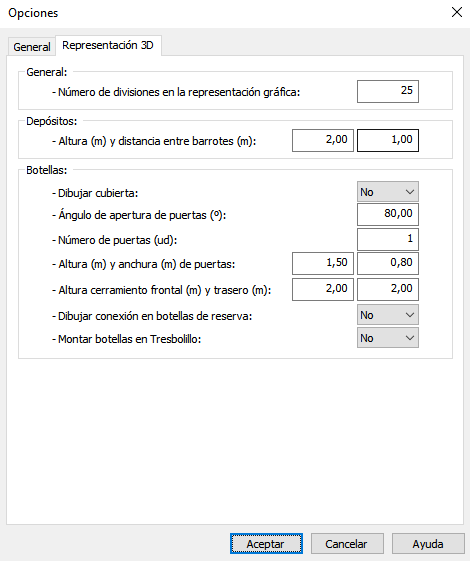 Pestaa Representacin 3D