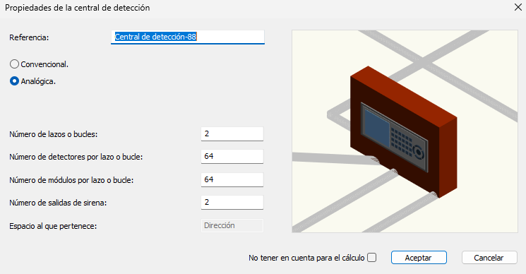 Central de deteccin