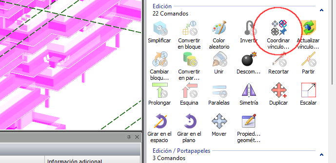 Coordinar vnculo externo