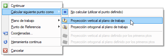 Calcular siguiente punto como...