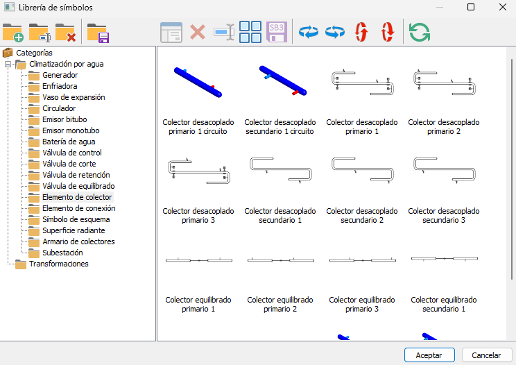 Librera de smbolos