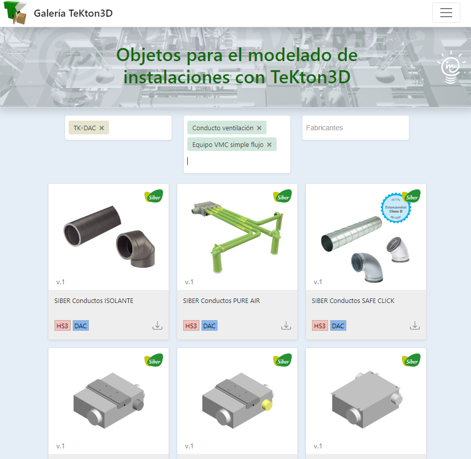 Galera de Objetos de TeKton3D